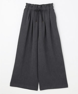 ANY テックリネンツイードパンツ（セットアップ着用可） チャコール系