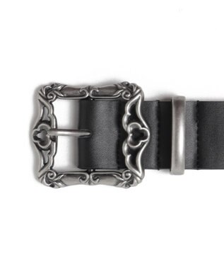 WEGO Mクロスモチーフスタッズベルト ブラック