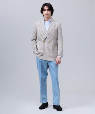 J.PRESS MEN 【J.PRESS ORIGINALS】【UNISEX】Cotton Broad Cloth Shirt / B.D. / Baggy-Fit スカイブルー系