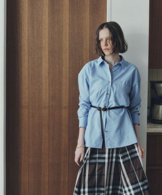 YECCA VECCA ロングシャツ Blue