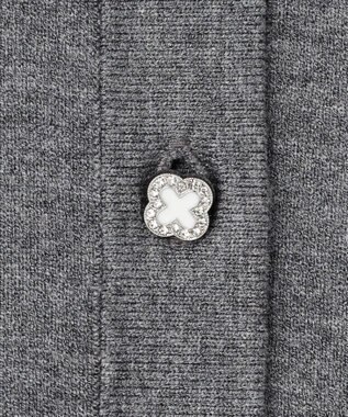 組曲 【先行予約】アトランダムビジューボタンカーディガン ライトグレー系