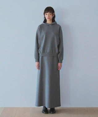 NAVE 【ReNAVE】スムースニット スカート グレー系