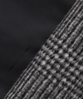 ANY 【防風裏地】カシミヤブレンドコート グレンチェック