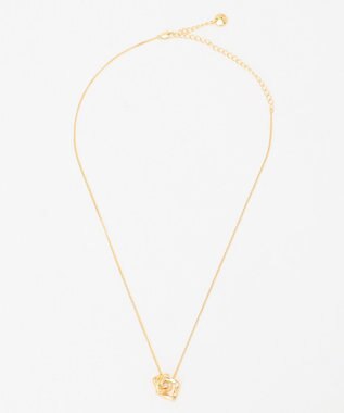 ICB ツイストスクエアネックレス ゴールド系