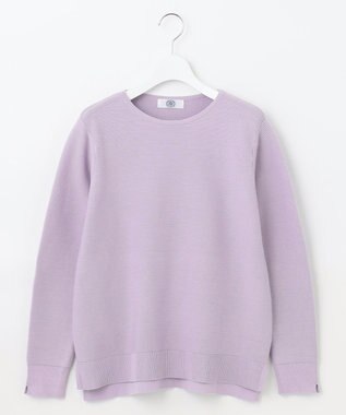 J.PRESS LADIES 【洗える】 ハウストンオーガニック ニット ふじ色系