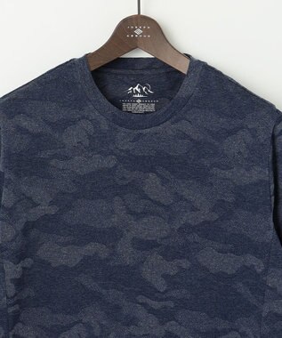 JOSEPH ABBOUD MOUNTAIN 【UNISEX】ドライタッチ クールスキンカモTシャツ ブルー系7