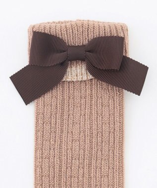 組曲 KIDS 【13-24㎝】ローゲージ ハイソックス ベージュ系