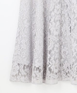 GRACE CONTINENTAL レースドレス グレー