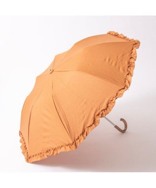 UNBILLION カシュネ cachenez / 【晴雨兼用】【日傘】 シャンプレーフリルトップレス折りたたみ傘