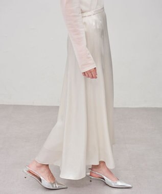 uncrave アセテートヴィンテージサテン マーメイドスカート オフ