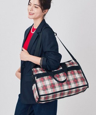 DELUXE MED WEEKENDER/アイボリータータン / LeSportsac