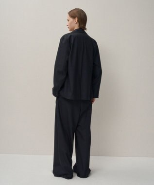 ATON 【26FW】WOOL TROPICAL | ワイドイージーパンツ NAVY
