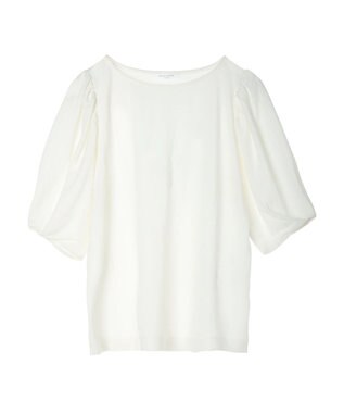 Green Parks 袖ボリュームカノコプルオーバー Off White