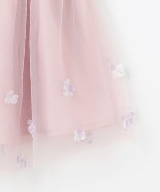 組曲 KIDS 【S-Lサイズ】ミスティフラワー スカート ピンク