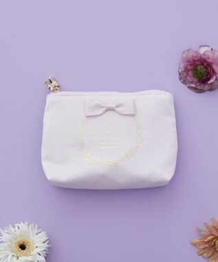 Maison de FLEUR サテンリボンティッシュケース Pink