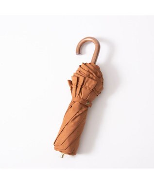 UNBILLION カシュネ cachenez / 【晴雨兼用】【日傘】 シャンプレーフリルトップレス折りたたみ傘 オレンジ