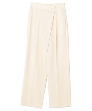 NAVE 【Nave・セットアップ可】ウールポリエステルツイルパンツ アイボリー系