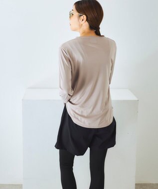 OP／FILA 【Kappa】長袖フィットネスウェアウェア 水着３点セット ベージュ