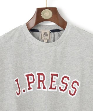 J.PRESS MEN アーチロゴ Tシャツ ライトグレー系