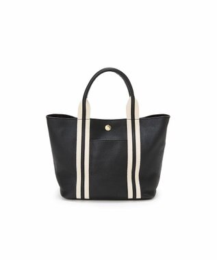TOPKAPI 【TREASURE TOPKAPI】ソフトシュリンク テープコンビ ミニ トート バッグ ショルダーベルト付 ブラック