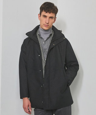 【仕事で着用可】ラスタードビー フーデッドブルゾン_地柄(24/25年モデル)