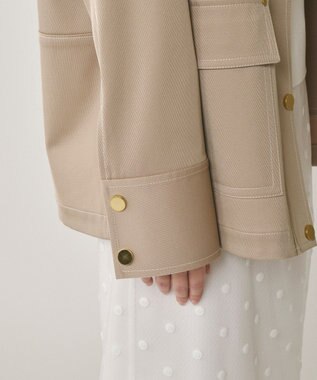 GRACE CONTINENTAL カバーオールジャケット ベージュ