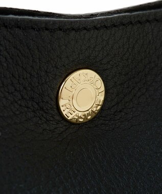 TOPKAPI 【TREASURE TOPKAPI】ソフトシュリンク テープコンビ ミニ トート バッグ ショルダーベルト付 ブラック