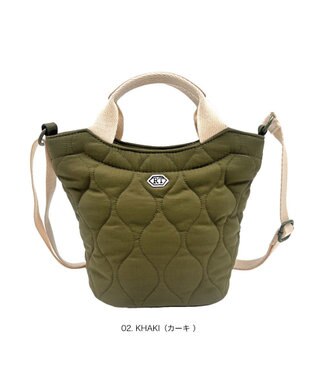 ROOTOTE 3632【軽量コンパクト】SN.べビール―.2way.ミリタリーキルト-A