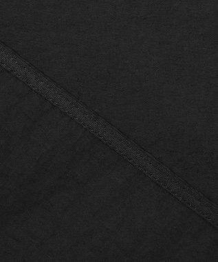 uncrave ライトプルーフナイロン オフショルブラウス ブラック