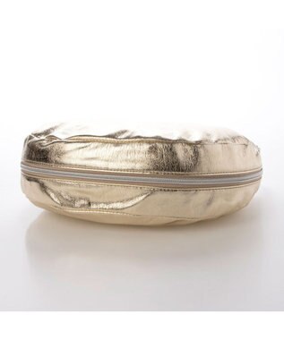 UNBILLION カシュカシュ cachecache / メタリックハーフムーンショルダー ゴールド