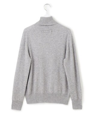 23区 L 【滝沢眞規子さん着用/Oggi掲載/洗える】ピュアカシミヤ タートルネック ニット ライトグレー系