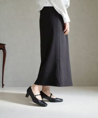 Pointer 【5cmヒール】日本製 ストラップオフィスパンプス ブラック