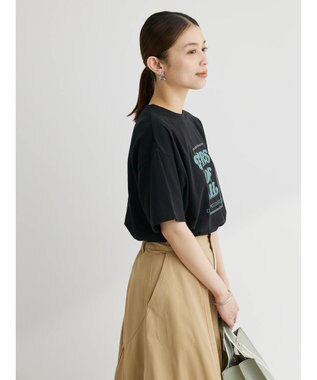 Green Parks ウ゛ィンテージプリントボックスＴシャツ Black