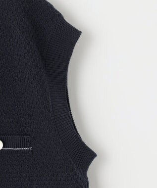 Feroux 【セットアイテム】2WAYリボンタイ ワンピース × ニット ベスト スカイブルー系