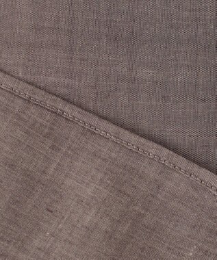 自由区 S 【洗える】キュプラシアー ブラウス セピア