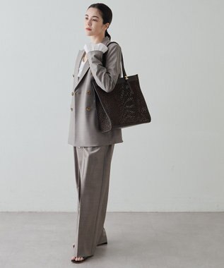 IACUCCI 【予約】ジュリエッタ RETE PAGLIA/RUGA ダークブラウン