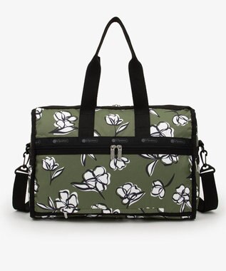 LeSportsac DELUXE MED WEEKENDER/オリーブフローラルシルエット オリーブフローラルシルエット