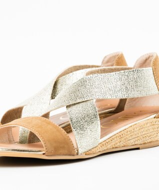 gaimo 【GAIMO/ガイモ】エラスティックエスパドリーユサンダル/NATAL-RS ベージュ