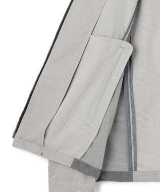 JOSEPH HOMME クールドッツストレッチ　フードブルゾン ライトグレー系