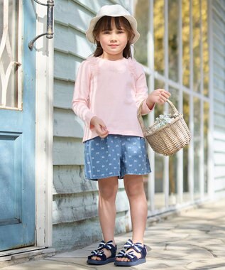 ANY KIDS デニムショートパンツ ブルー