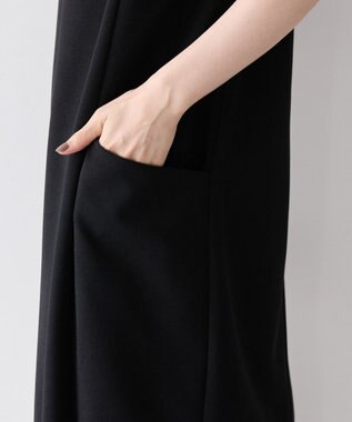 AMERICAN HOLIC Ｖネックコクーンワンピース Black