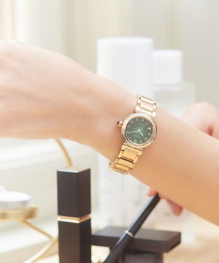 CITIZEN 【替えバンド付きウオッチ】スズランの葉の重なりを深みのあるグラデーションで表現した２way Model　CITIZEN L ウォームゴールド