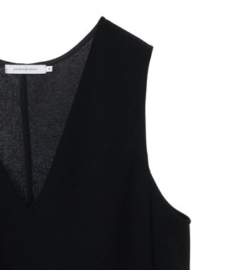 AMERICAN HOLIC Ｖネックコクーンワンピース Black