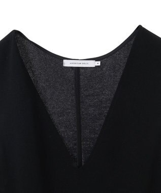 AMERICAN HOLIC Ｖネックコクーンワンピース Black