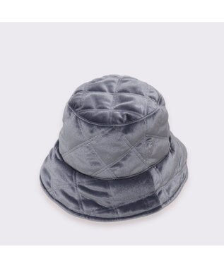 ATRENA 光電子糸キルティングバケハ ブルーグレー