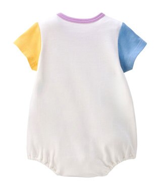 MIKI HOUSE HOT BISCUITS 【70-80cm】【Everyday Series】ワンポイント 半袖ボディシャツ マルチカラー