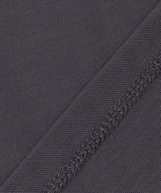 ANY ストレッチピケフリルTシャツ チャコール