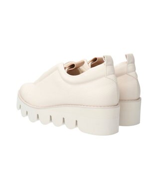 Bridget Birkin 【Round About】甲ゴムヒールアップスニーカー ホワイト