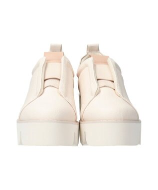 Bridget Birkin 【Round About】甲ゴムヒールアップスニーカー ホワイト