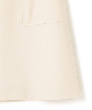 23区 L 【CLASSY.12月号掲載】】ポリエステルウールカルゼ ショート丈 スカート アイボリー系